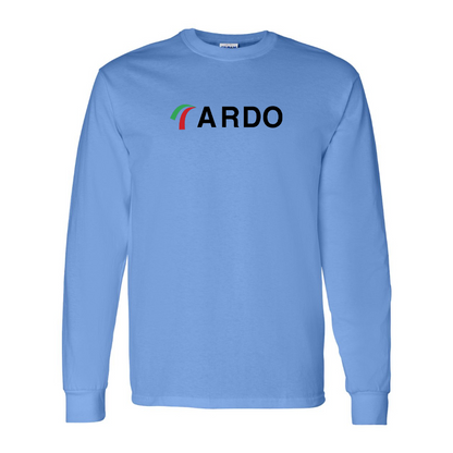 Men's Ardo Logo Cotton Long Sleeve T-Shirt