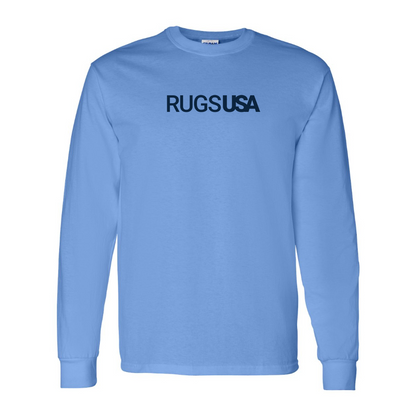 Men's RugsUSA Logo Cotton Long Sleeve T-Shirt
