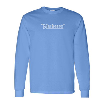 Men's Matheson Logo Cotton Long Sleeve T-Shirt