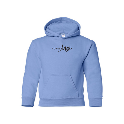 Youth  Pour Moi Logo  Pullover Hoodie