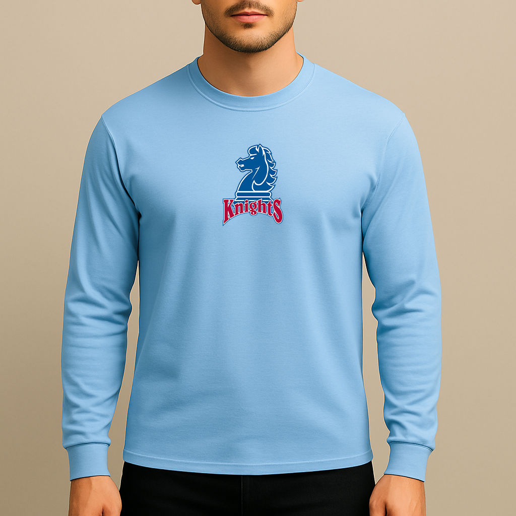 Men's Fairleigh Dickinson Knights Logo Long Sleeve T-Shirt