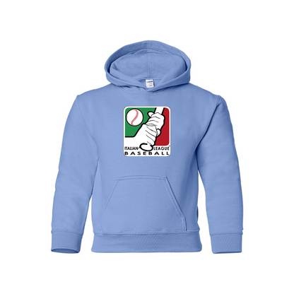 Youth  Italian Baseball League Logo Pullover Hoodie