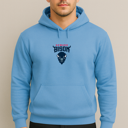 Men's Howard Bison Logo Pullover Hoodie