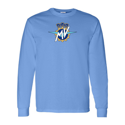 Men's MV Agusta Logo Cotton Long Sleeve T-Shirt
