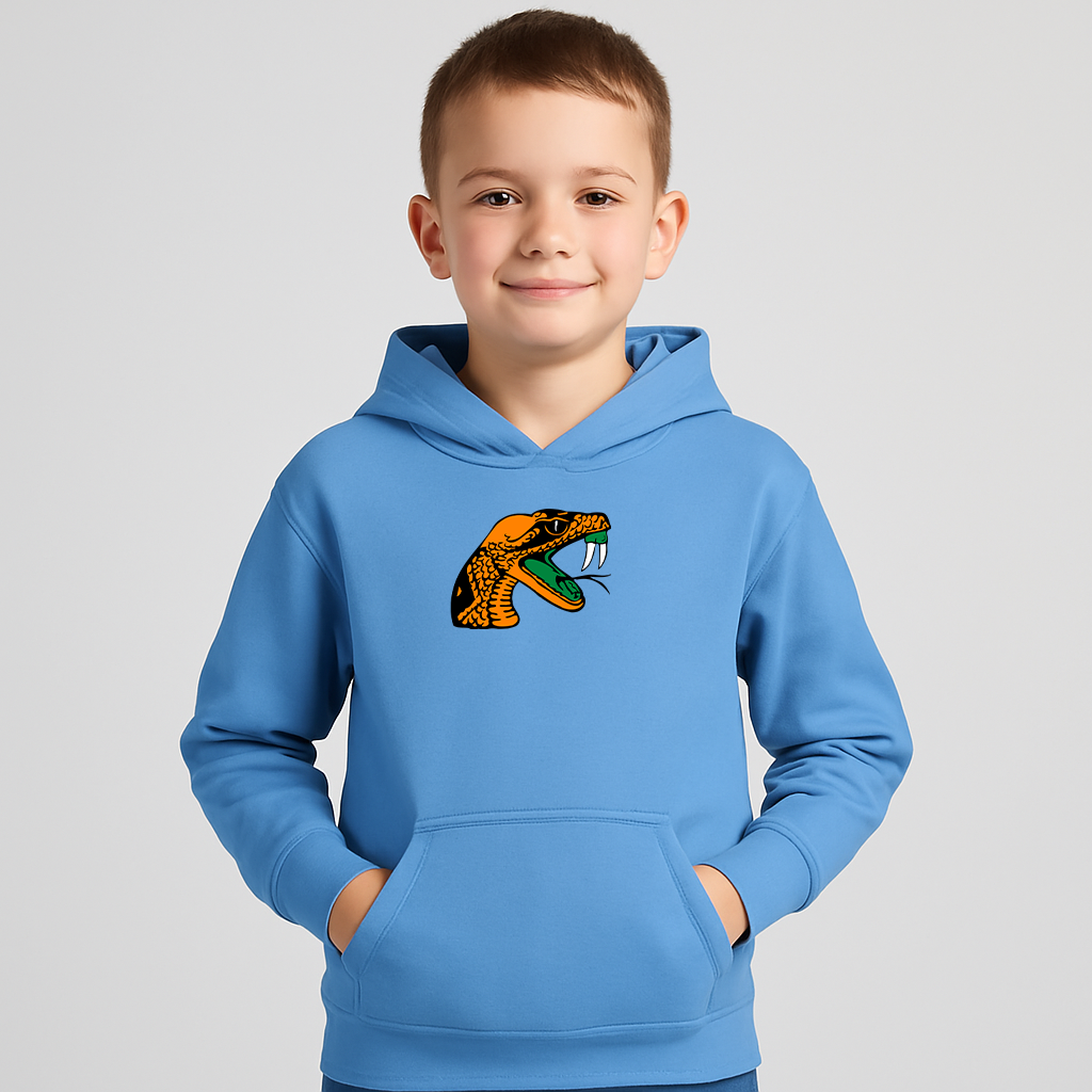 Youth Florida AM Rattlers Logo Pullover Hoodie