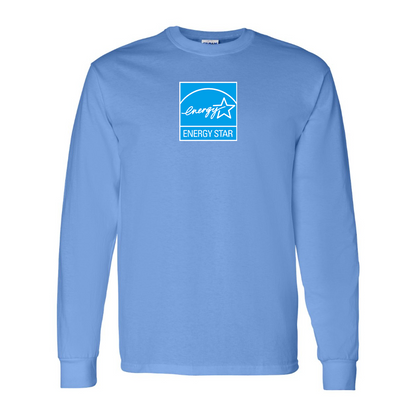 Men's Energy Star Logo Cotton Long Sleeve T-Shirt