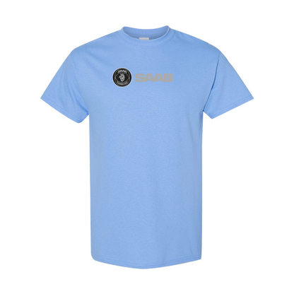 Men's Saab Logo Cotton T-Shirt