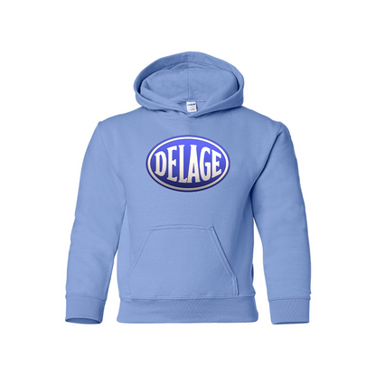 Youth Delage Logo  Pullover Hoodie