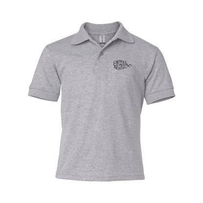 Youth Creedence Clearwater Revival Gildan Dry Blend Jersey Polo