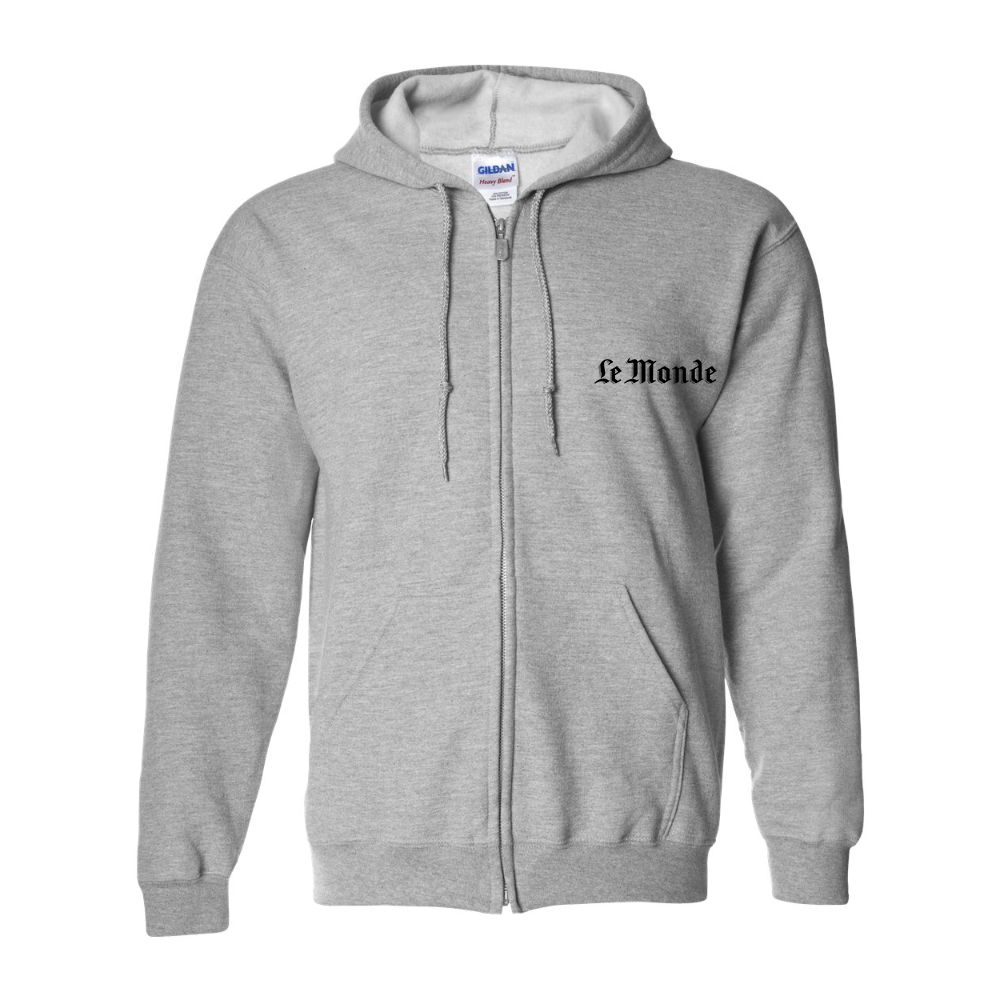 Men's Le Monde  Gildan  Heavy Blend Full Zip Hooded Sweatshirt
