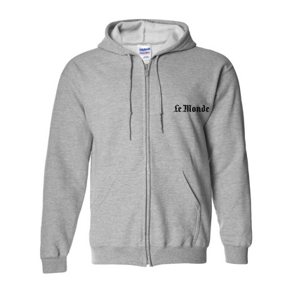 Men's Le Monde  Gildan  Heavy Blend Full Zip Hooded Sweatshirt