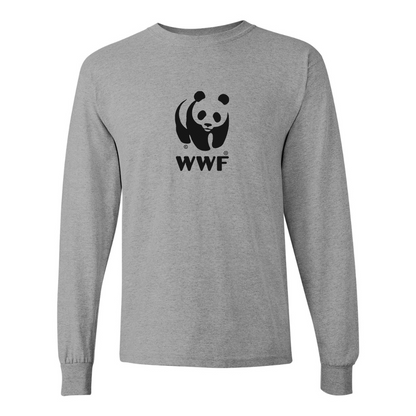 Men's  WWF  Gildan Heavy Cotton Long Sleeve T-Shirt