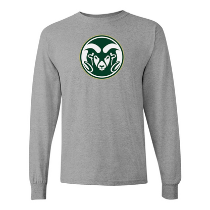 Men's  Colorado State Rams Gildan Heavy Cotton Long Sleeve T-Shirt