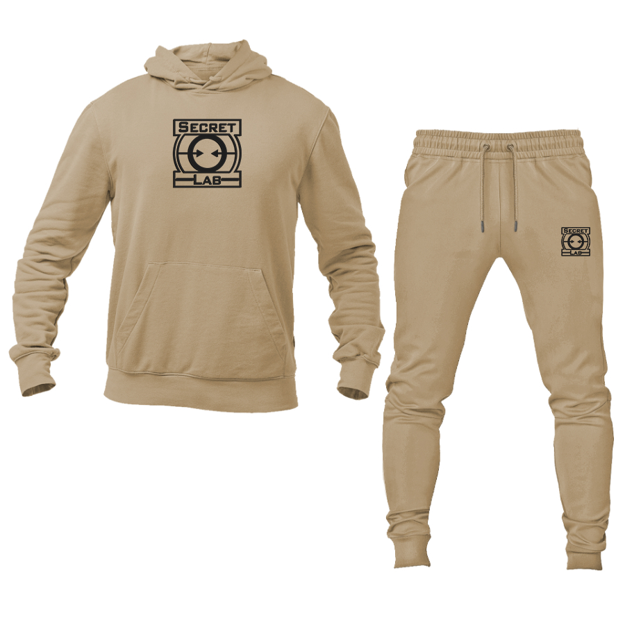 Men's Secret Lab Symbol Logo Hoodie Joggers Set