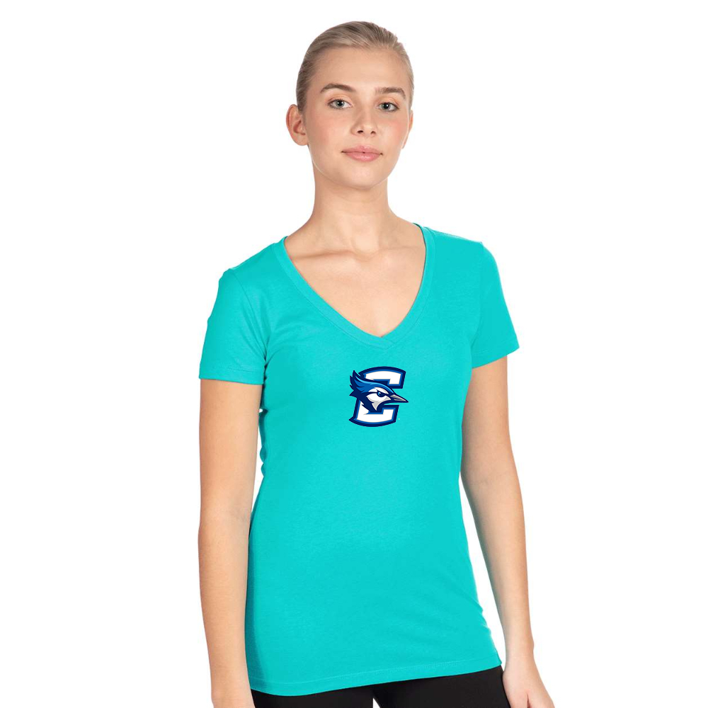 Women's  Creighton Bluejays Next Level V-Neck T-Shirt