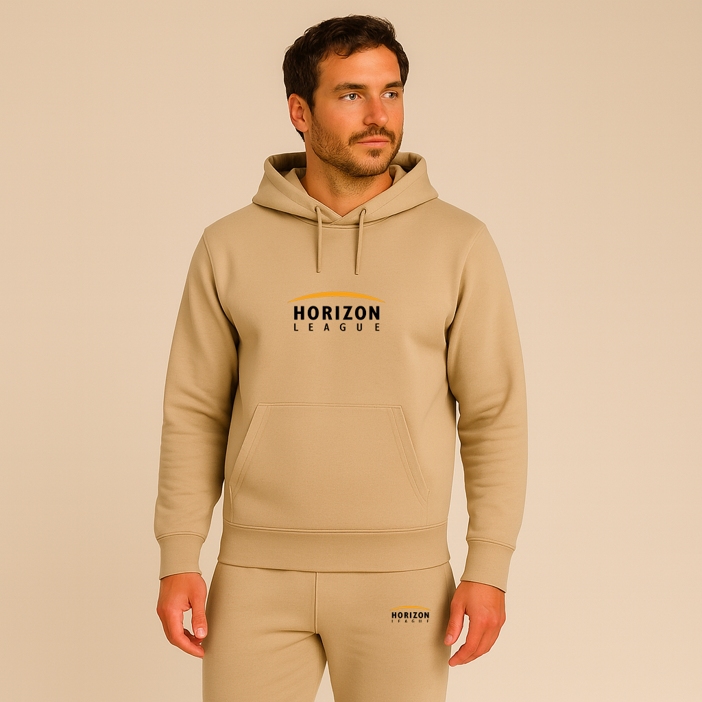 Men's Horizon League Logo Hoodie Joggers Set