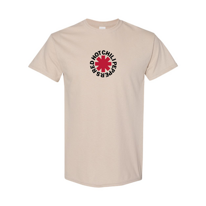 Men's Red Hot Chili Peppers Logo Cotton T-Shirt
