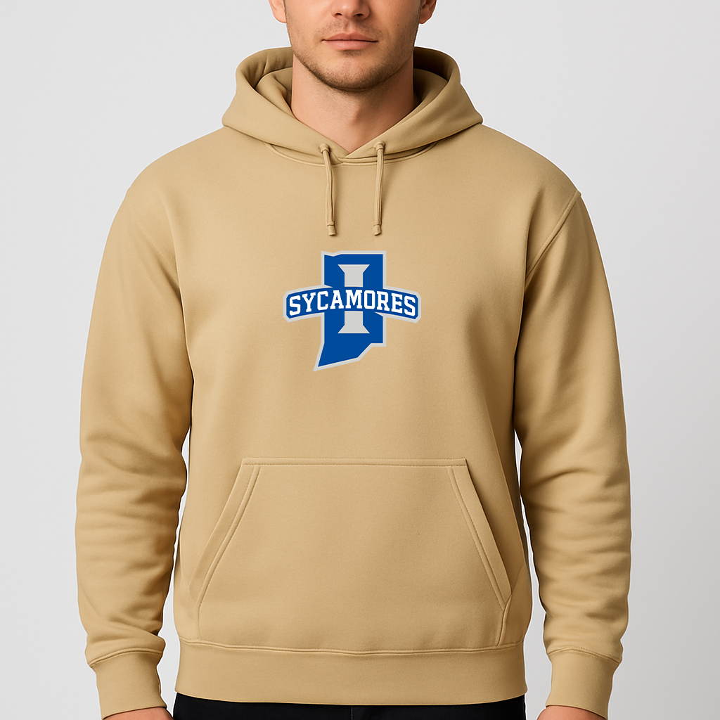 Men's Indiana State Sycamores Logo Pullover Hoodie