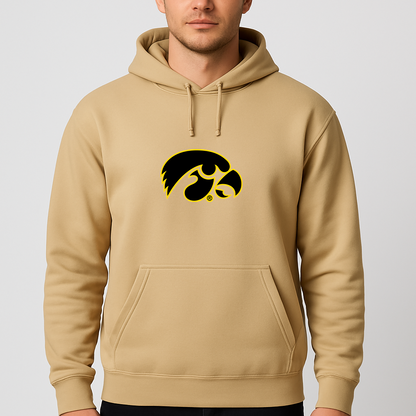 Men's Iowa Hawkeyes Logo Pullover Hoodie