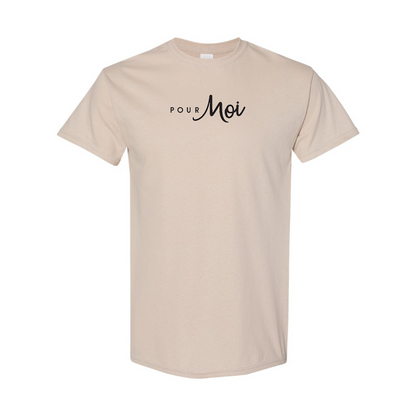Men's Pour Moi Logo Cotton T-Shirt