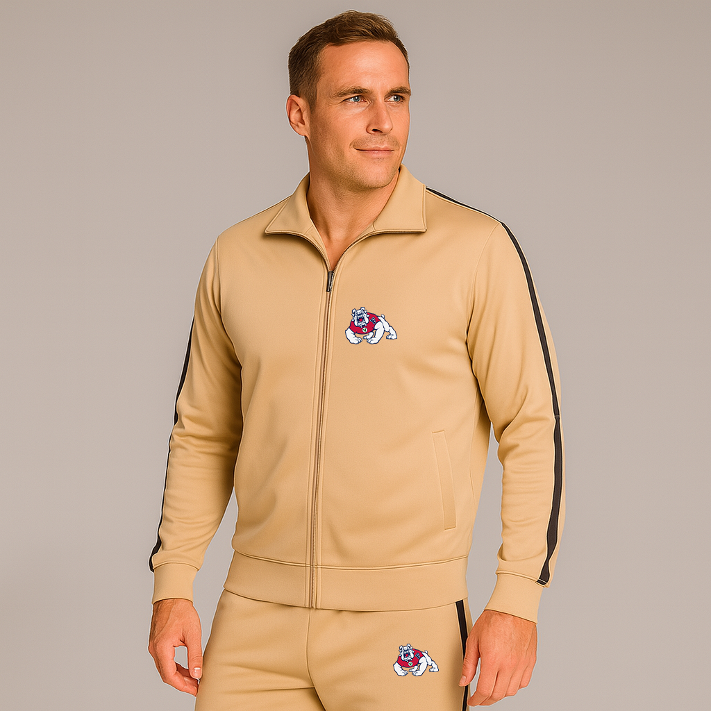 Men's Fresno State Bulldogs Logo Dri-Fit TrackSuit