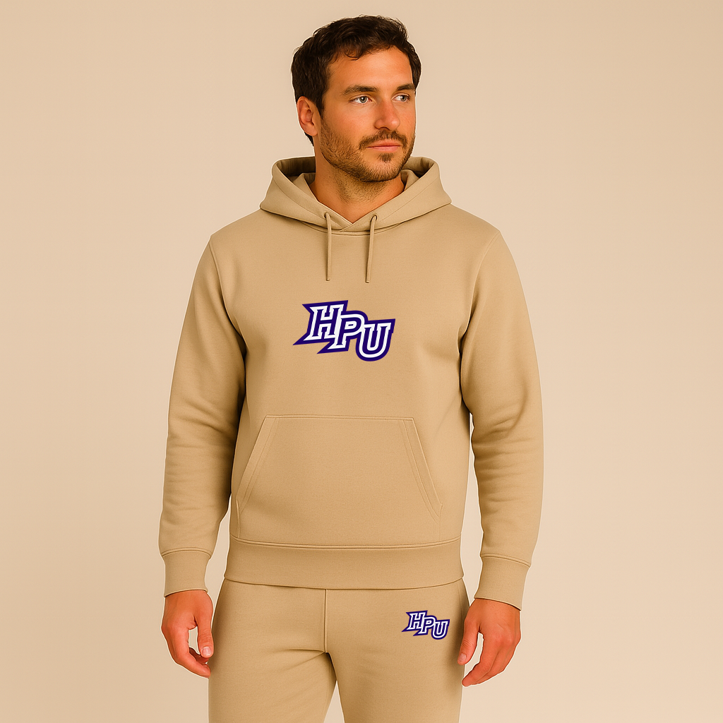 Men's High Point Panthers Logo Hoodie Joggers Set