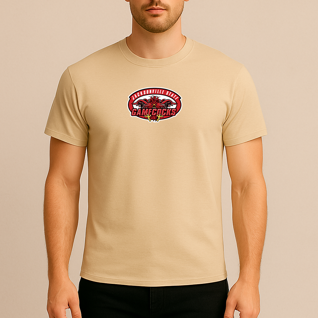 Men's Jacksonville State Gamecocks Logo Cotton T-Shirt
