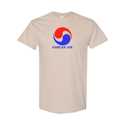 Men's Korean Air Logo Cotton T-Shirt