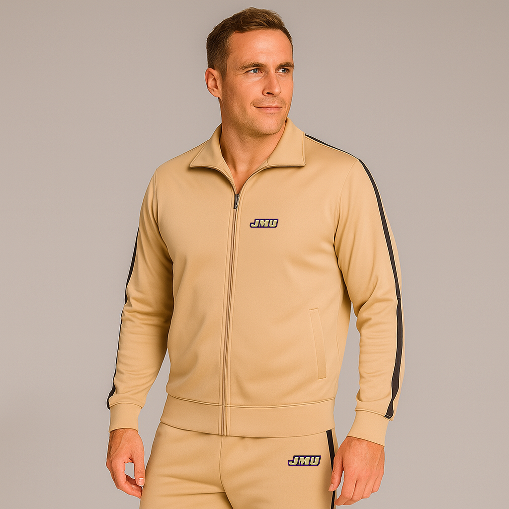 Men's James Madison Dukes Logo Dri-Fit TrackSuit