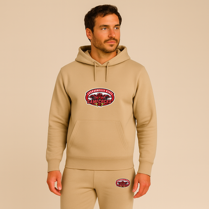 Men's Jacksonville State Gamecocks Logo Hoodie Joggers Set