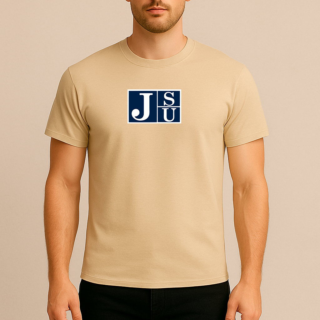 Men's Jackson State Tigers Logo Cotton T-Shirt