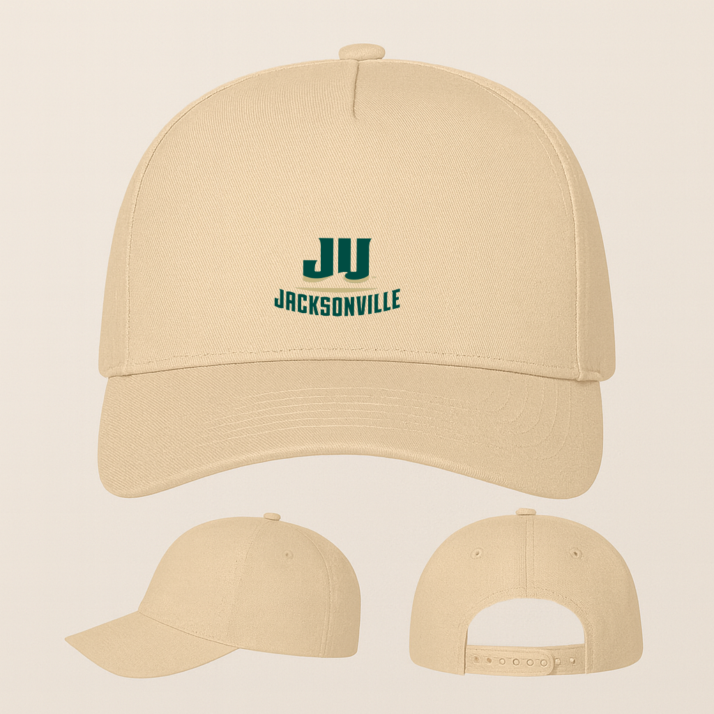 Jacksonville Dolphins Logo Five Panel Twill Snapback Cap