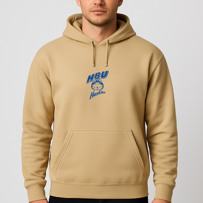 Men's Houston Baptist Huskies Logo Pullover Hoodie
