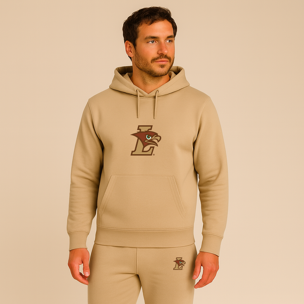Men's Lehigh Mountain Hawks Logo Hoodie Joggers Set