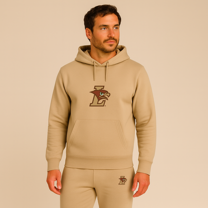 Men's Lehigh Mountain Hawks Logo Hoodie Joggers Set