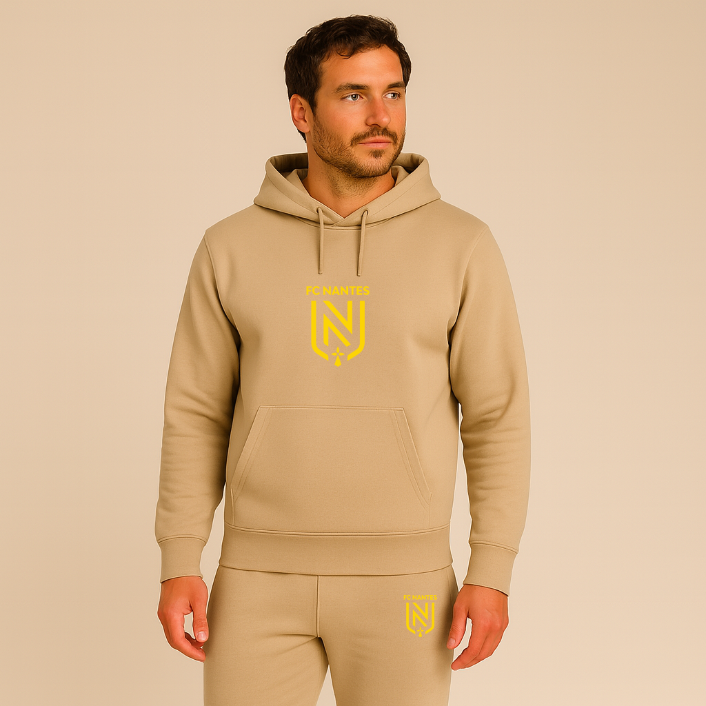 Men's FC Nantes Soccer Logo Hoodie Joggers Set