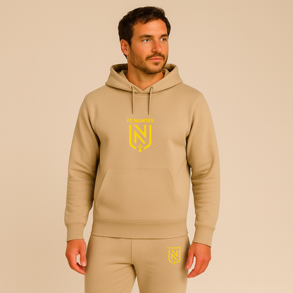 Men's FC Nantes Soccer Logo Hoodie Joggers Set