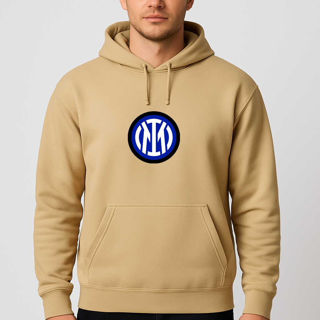 Men's Inter Milan 2025 Soccer Logo Pullover Hoodie