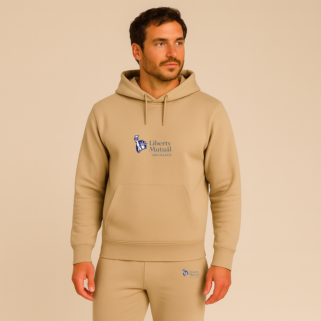 Men's Liberty Mutual Insurance Logo Hoodie Joggers Set