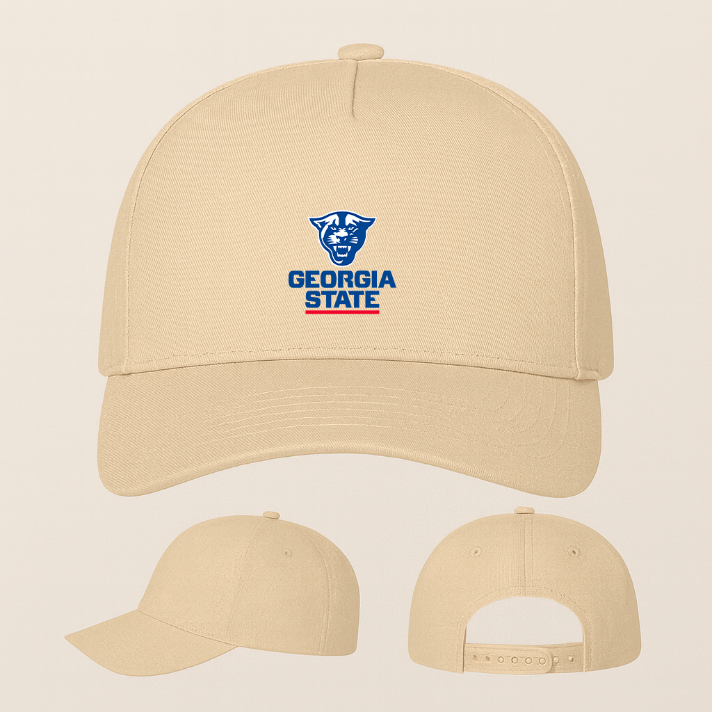George Georgia State Panthers Logo Five Panel Twill Snapback Cap