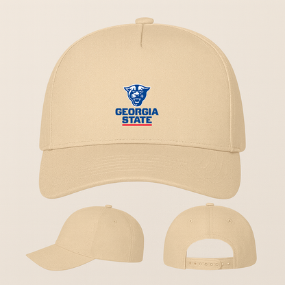 George Georgia State Panthers Logo Five Panel Twill Snapback Cap
