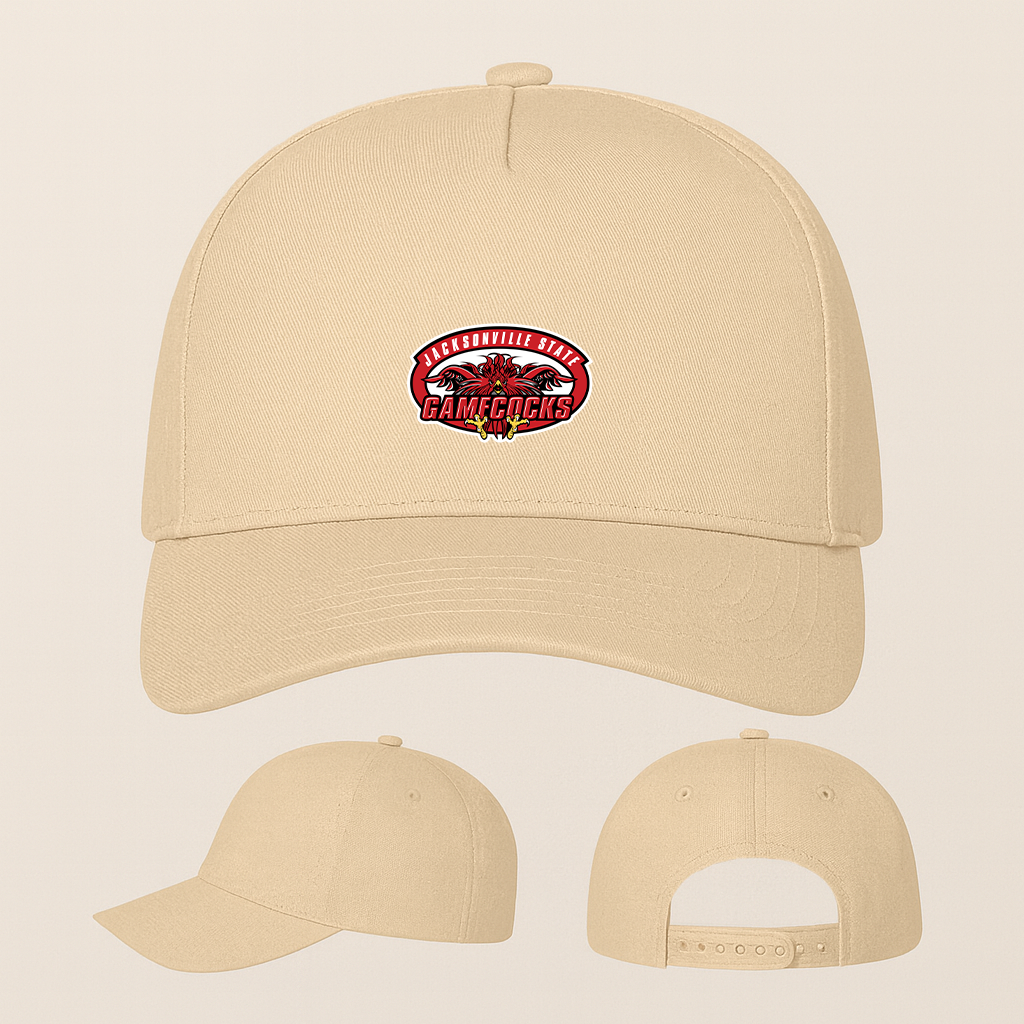 Jacksonville State Gamecocks Logo Five Panel Twill Snapback Cap
