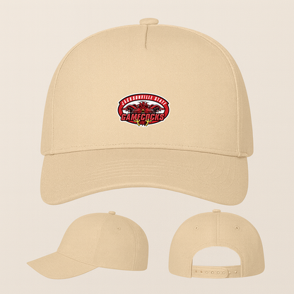 Jacksonville State Gamecocks Logo Five Panel Twill Snapback Cap