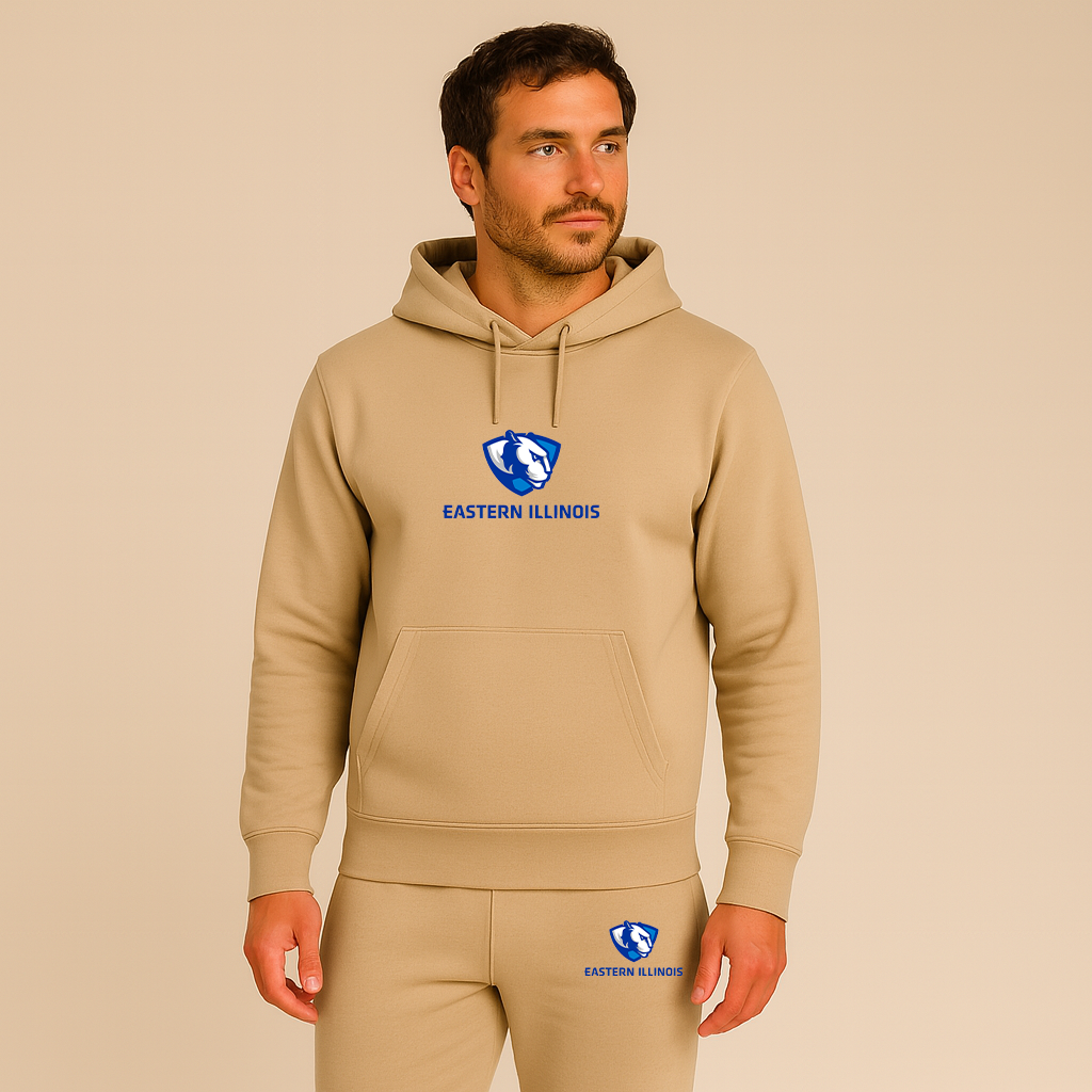 Men's Eastern Illinois Panthers Logo Hoodie Joggers Set