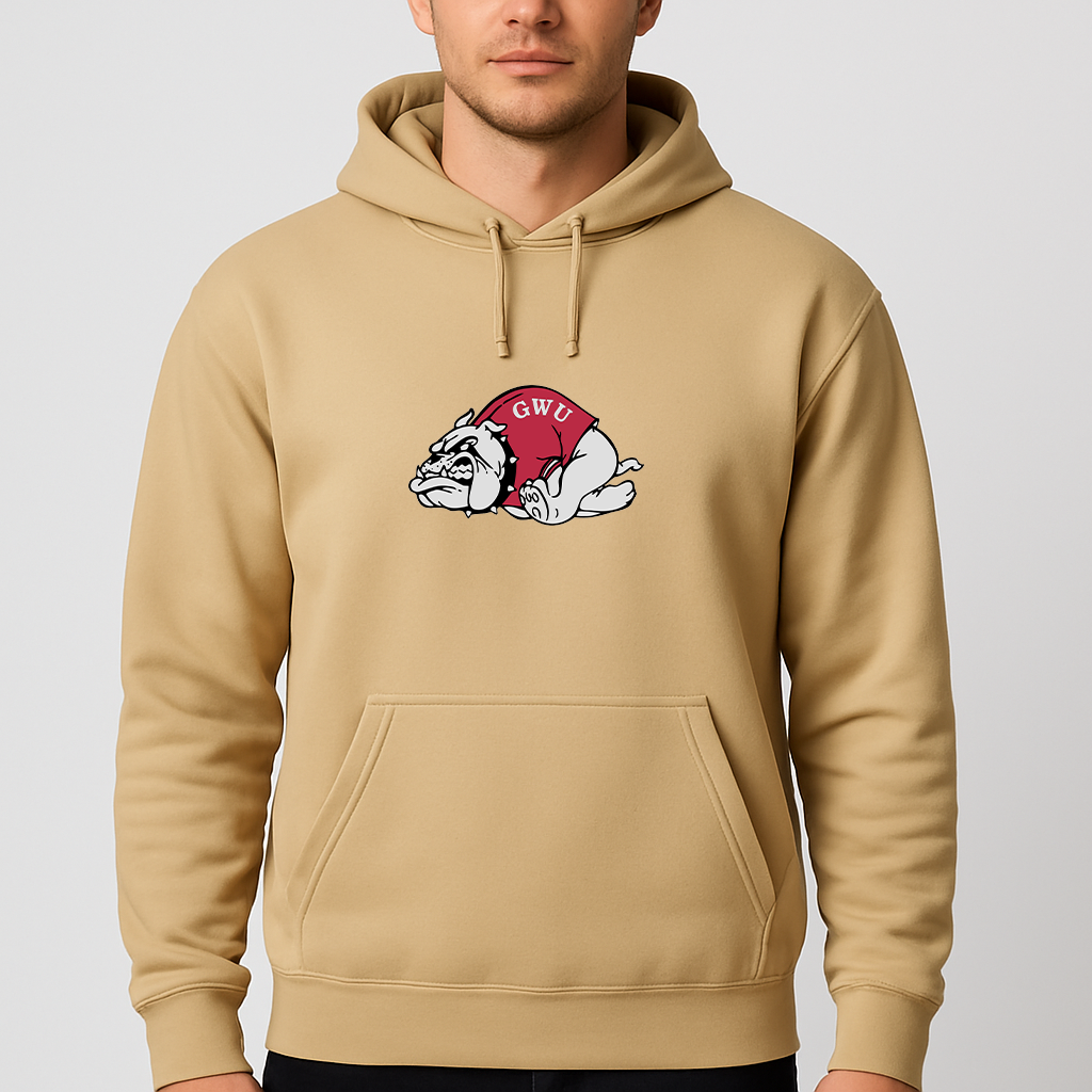 Men's Gardner Webb Bulldogs Logo Pullover Hoodie