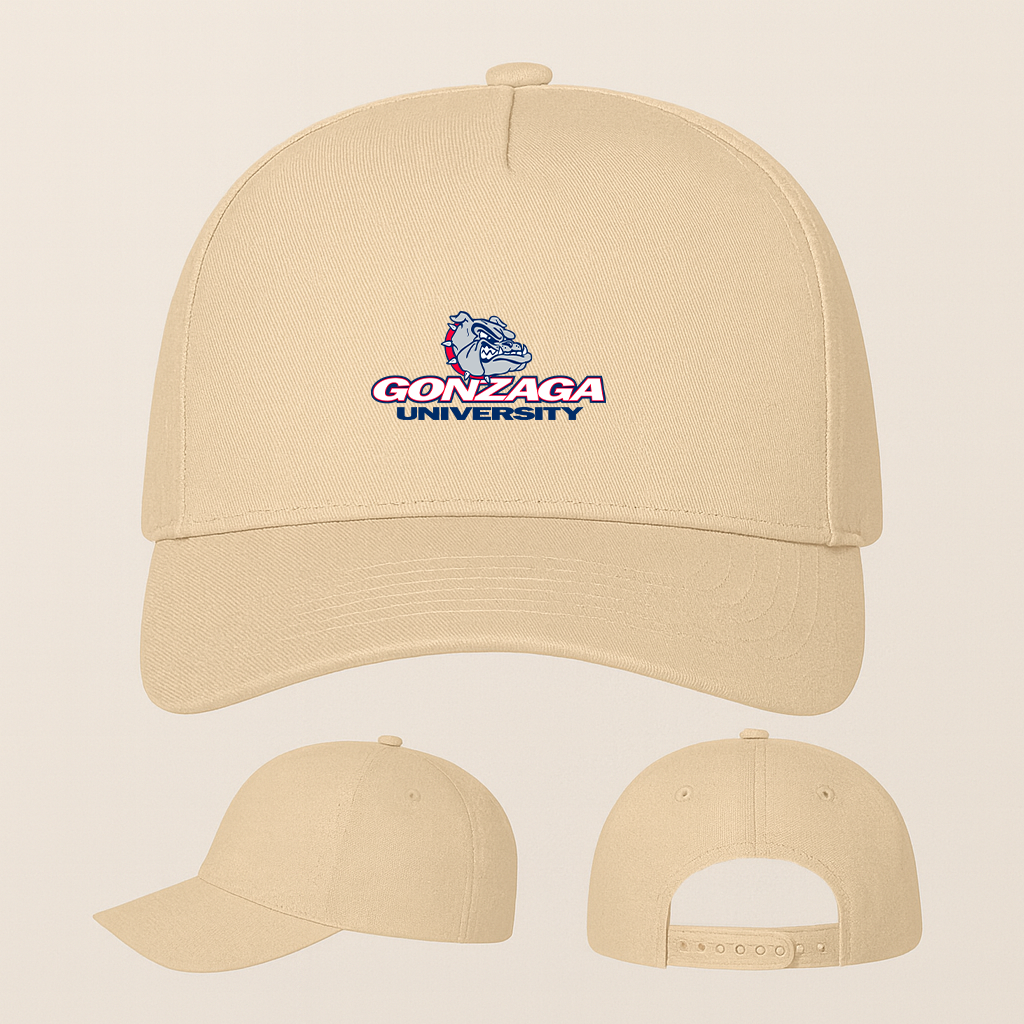 George Gonzaga Bulldogs Logo Five Panel Twill Snapback Cap