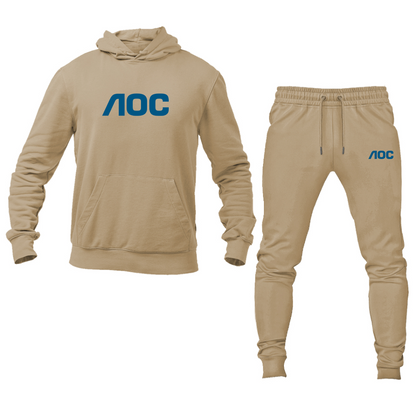 Men's AOC Logo Hoodie Joggers Set
