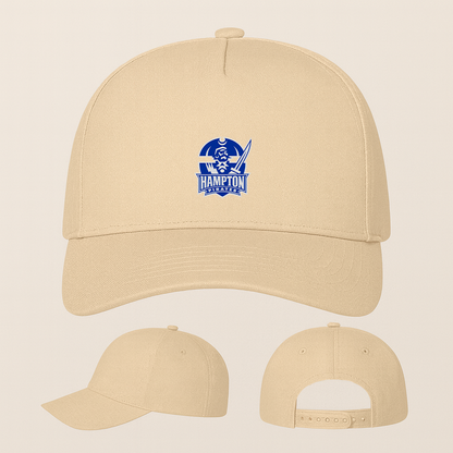 George Hampton Pirate Logo Five Panel Twill Snapback Cap