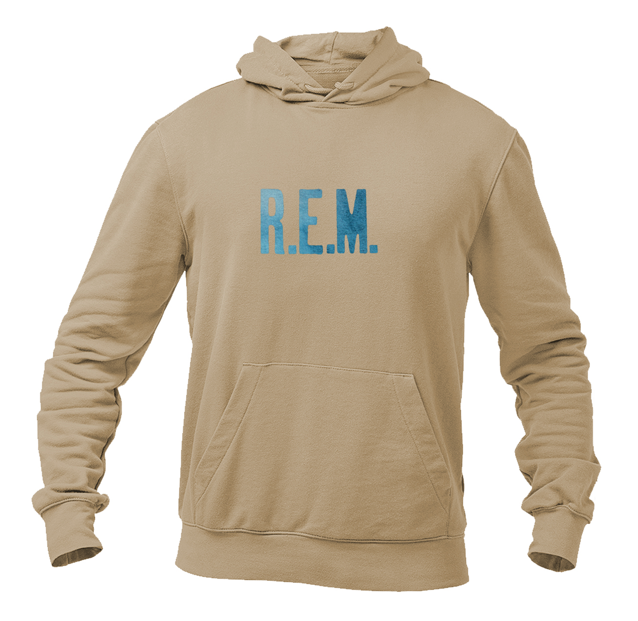 Men's R.E.M. Blue Softstyle Midweight Hooded Sweatshirt