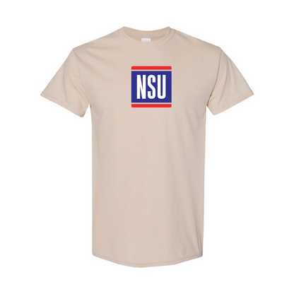 Men's NSU Logo Cotton T-Shirt